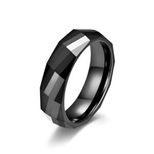 Чёрное керамическое кольцо