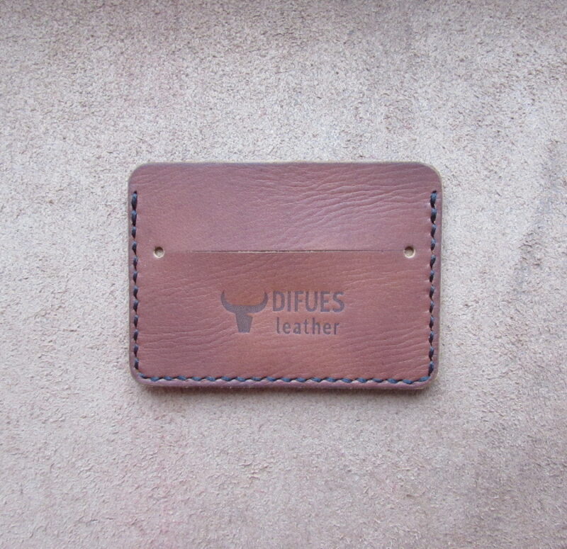 Мини кошелёк ручной работы DIFUES leather